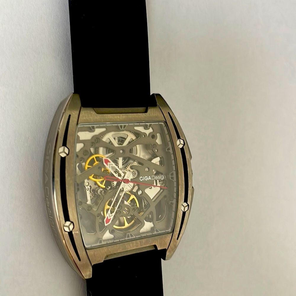 Titanium Watch CIGA DESIGN, Skeleton Mechanical watch Z series